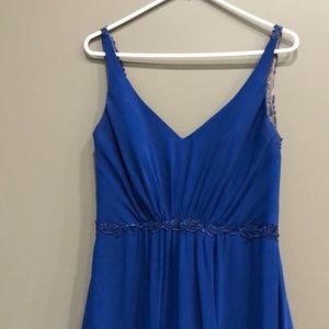 Royal blue dress